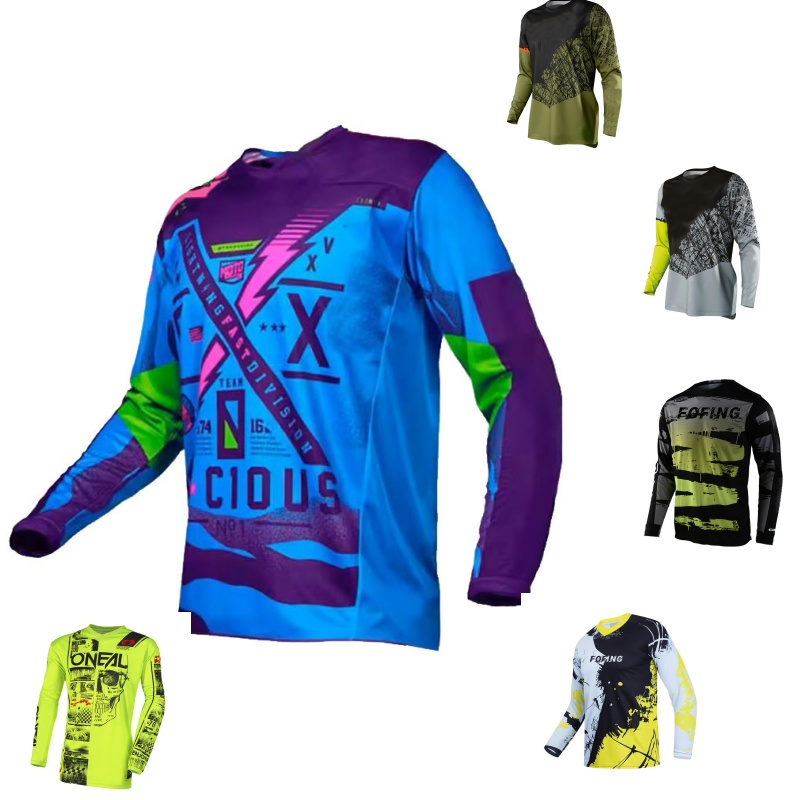 Mountain Biking Trails - Outdoor Offroad Dirtbike Race Jersey Heren