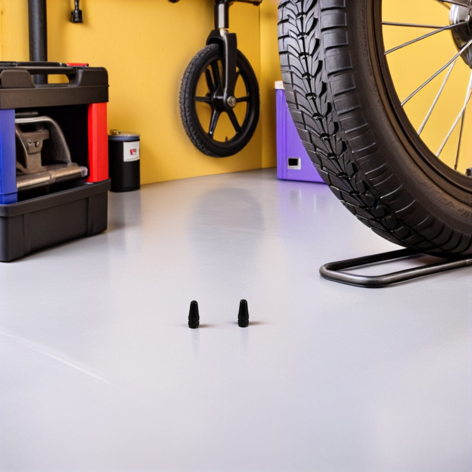 Mountain Biking In French - 50 stuks fietsbandventieldopjes Franse stijl metalen