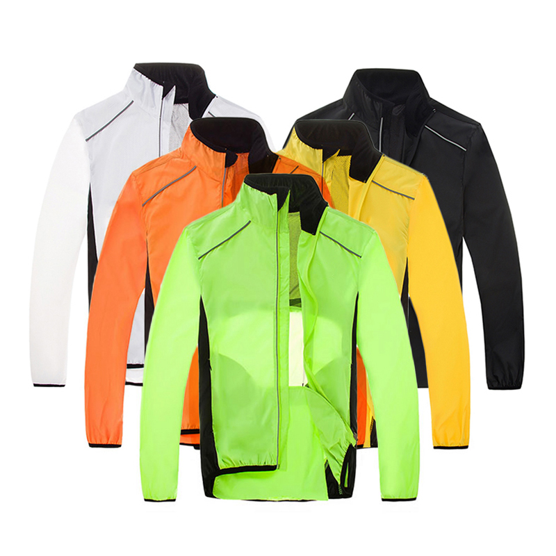 Oranje windfietsjack mtb mount - Mountain Biking Rain Jacket recensie en prijs