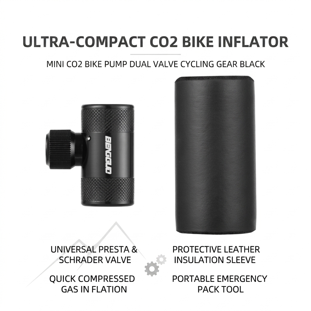 Mini CO-2 fietspomp voor racef - Mountain Biking In French recensie en prijs