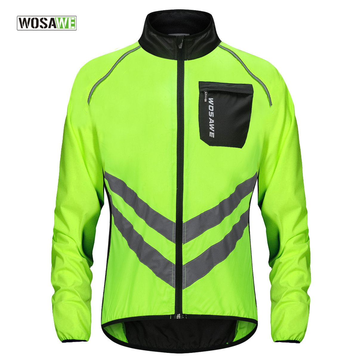 WOSAWE Fietsregenjas Hoge zich - Mountain Biking Rain Jacket recensie en prijs