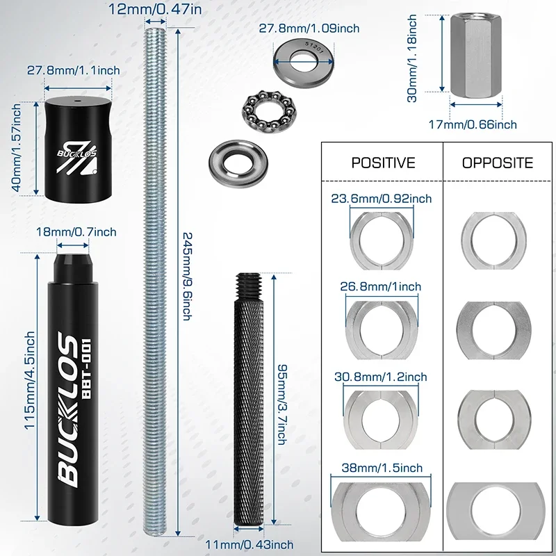 Bucklos Fiets Onderste Beugel  - Bottom Bracket Press recensie en prijs