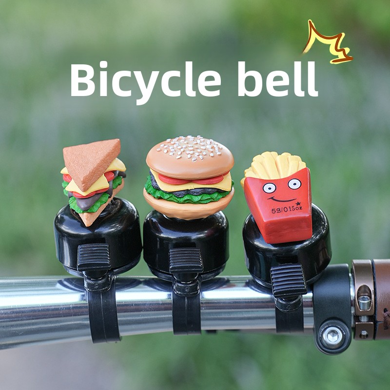 Fietsbel Hoorn Burger Frieten  - Mountain Biking In French recensie en prijs