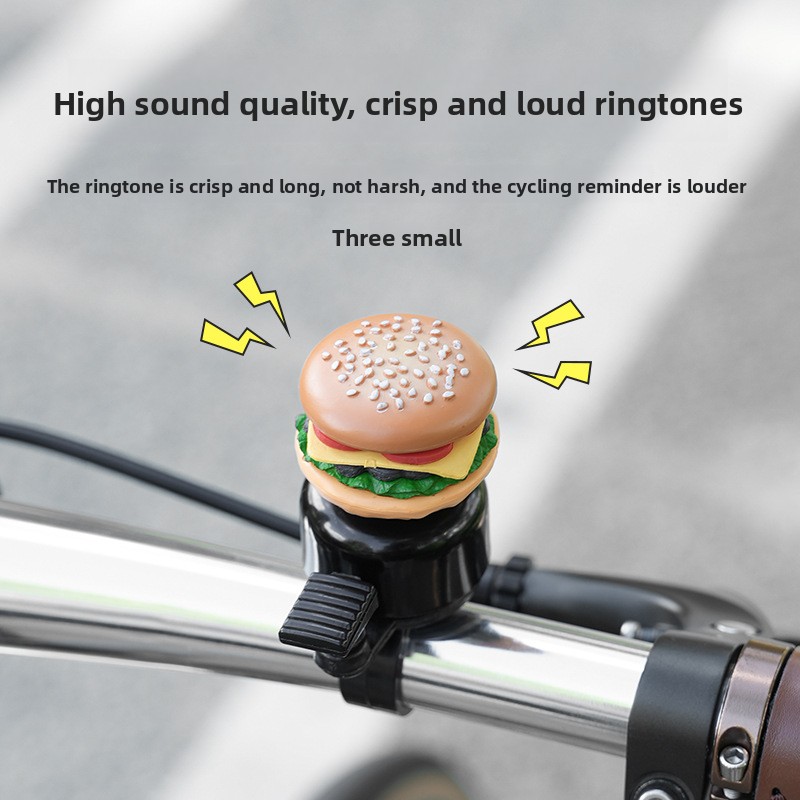 Fietsbel Hoorn Burger Frieten  - Mountain Biking In French recensie en prijs