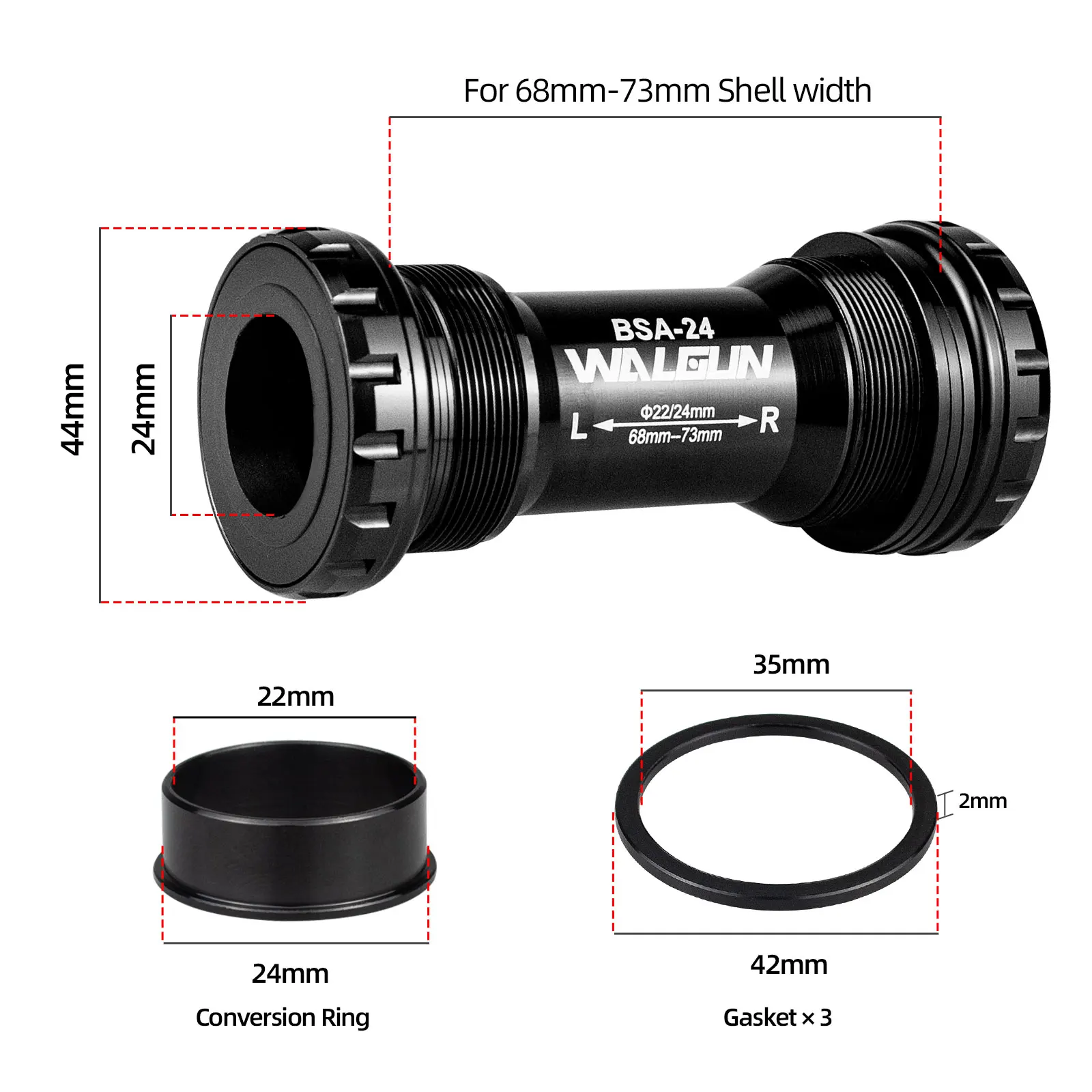 BSA Schroefdraad Fiets Trapas  - Bottom Bracket Press recensie en prijs